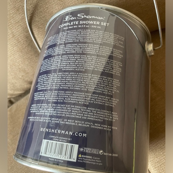 BEN SHERMAN COMPLETE SHOWER SET - Picture 9 of 10